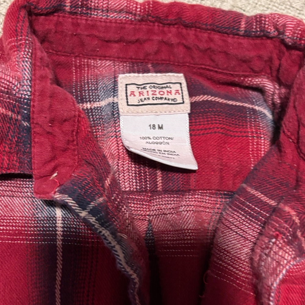 OshKosh B'gosh Red Plaid Shirt